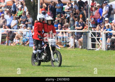 11 mai 2024 Imps équipe d'affichage de moto préforme au salon du comté de Nottinghamshire Banque D'Images