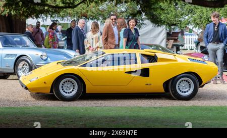 Lamborghini Miura au concours d'élégance - Hampton court Palace 2022 Banque D'Images