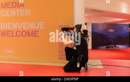 13 mai 2024, Cannes, Côte D'azur, France : 77e Festival annuel de Cannes à Cannes, France (image crédit : © Mickael Chavet/ZUMA Press Wire) USAGE ÉDITORIAL SEULEMENT! Non destiné à UN USAGE commercial ! Banque D'Images