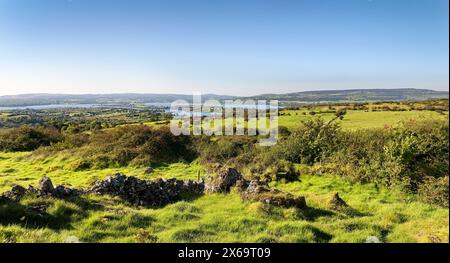 W. de Moytura à Lough Arrow, Co. Sligo, Irlande. Site de la deuxième bataille de Moytura et de nombreuses anciennes inhumations cairn. Tuatha De Danann. Formoriens Banque D'Images