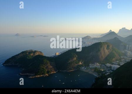 Rio de Janeiro, Brésil - 28 avril 2024 : vue paysage de Rio de Janeiro Banque D'Images