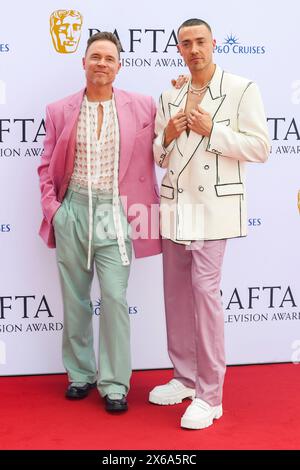 Londres, Royaume-Uni. 12 mai 2024. Stuart Armfield et Francis Haugen assistent aux BAFTA Television Awards 2024 au Royal Festival Hall de Waterloo, à Londres. (Photo de Cat Morley/SOPA images/SIPA USA) crédit : SIPA USA/Alamy Live News Banque D'Images