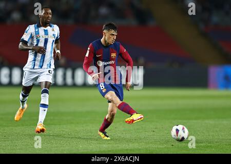 Barcelone, Espagne. 13 mai 2024. Pedri (Barcelone) Football/Football : Espagnol 'LaLiga EA Sports' match entre le FC Barcelone 2-0 Real Sociedad aux Estadi Olimpic Lluis Companys à Barcelone, Espagne . Crédit : Mutsu Kawamori/AFLO/Alamy Live News Banque D'Images