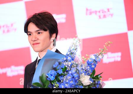 Tokyo, Japon. 14 mai 2024. Patinage artistique Shoma Uno : le patineur artistique japonais Shoma Uno assiste à une conférence de presse et annonce sa retraite de la compétition à Tokyo, au Japon . Crédit : Yohei Osada/AFLO SPORT/Alamy Live News Banque D'Images