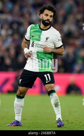 Birmingham, Royaume-Uni. 13 mai 2024. Mohamed Salah de Liverpool lors du match de premier League à Villa Park, Birmingham. Le crédit photo devrait se lire : Andrew Yates/Sportimage crédit : Sportimage Ltd/Alamy Live News Banque D'Images