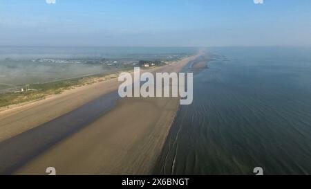 Drone photo Utah Beach Caen France Europe Banque D'Images