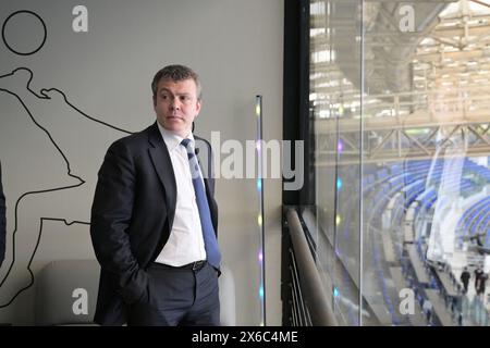 Roma, Italie. 14 mai 2024. Lorenzo Casini lors de la conférence de presse Road to Zero à Rome, mardi 14 mai 2024.(Alfredo Falcone/LaPresse) crédit : LaPresse/Alamy Live News Banque D'Images