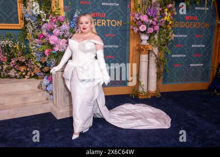New York, New York, États-Unis. 13 mai 2024. (NOUVEAU) première mondiale de "Bridgerton" de la saison 3 de Netflix. 13 mai 2024, New York, New York, États-Unis : Nicola Coughlan assiste à la première mondiale de la saison 3 de Netflix à New York, au Alice Tully Hall, Lincoln Center, le 13 mai 2024 à New York. (Crédit : M10s/TheNews2) (Foto : M10s/Thenews2/Zumapress) (crédit image : © Ron Adar/TheNEWS2 via ZUMA Press Wire) USAGE ÉDITORIAL SEULEMENT! Non destiné à UN USAGE commercial ! Banque D'Images