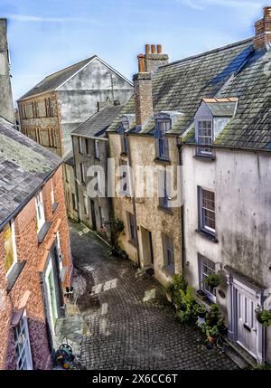 Quay Hill, Tenby, Pembrokeshire, Galles du Sud, pays de Galles, ROYAUME-UNI Banque D'Images