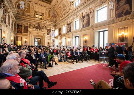 Milan, Italie. 14 mai 2024. Premio CampiMilano, Italia - Cronaca Martedì, 14 Maggio, 2024. (Foto di Marco Ottico/Lapresse) Prix Campione Milan, Italie - Actualités mardi 14 mai 2024. (Photo de Marco Ottico/Lapresse) crédit : LaPresse/Alamy Live News Banque D'Images