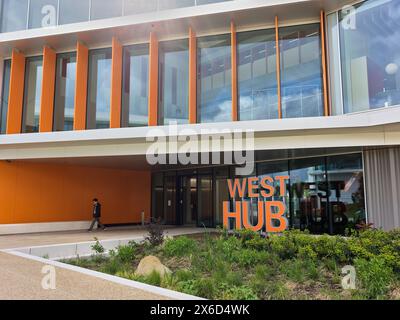 West Hub, Université de Cambridge, West site, Angleterre. Banque D'Images