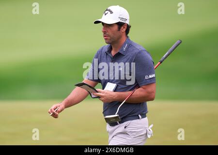 Adrian Otaegui d'Espagne en action lors d'une ronde d'entraînement avant le championnat de la PGA 2024 au Valhalla Golf Club le 14 mai 2024 à Louisville, Kent Banque D'Images