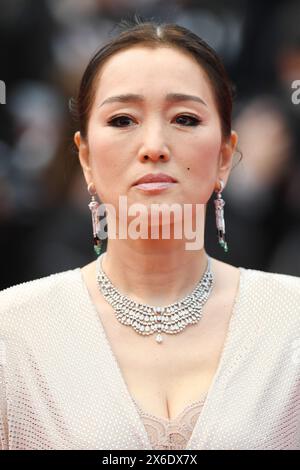 Cannes, France. 14 mai 2024. L'actrice chinoise Gong Li assiste à la cérémonie d'ouverture du 77e Festival de Cannes, en France, le mardi 14 mai 2024. Photo de Rune Hellestad/ crédit : UPI/Alamy Live News Banque D'Images