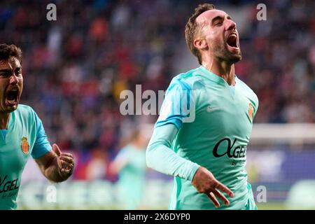 Pampelune, Espagne. 14 mai 2024. Sport. Football/Football. Lors du match de football de la Liga EA Sports entre CA Osasuna et le RCD Mallorca a joué au stade El Sadar à Pampelune (Espagne) le 14 mai 2024. Crédit : Inigo Alzugaray/cordon Press crédit : CORDON PRESS/Alamy Live News Banque D'Images