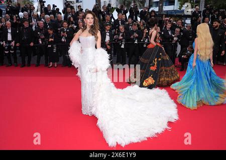 Frederique Bel BEI der Eroeffnung / Opening vom 77. Cannes Filmfestival mit der Kinopremiere vom film „le deuxième acte“ AM 14.05.2024 à Cannes Banque D'Images