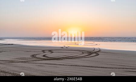 Afrique Morrocco Ocean Dunes Towns Vising Banque D'Images