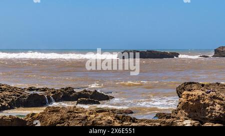 Afrique Morrocco Ocean Dunes Towns Vising Banque D'Images