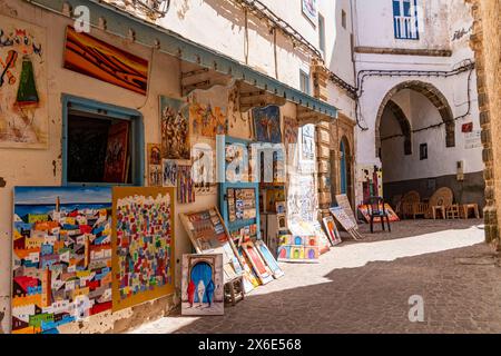 Afrique Morrocco Ocean Dunes Towns Vising Banque D'Images