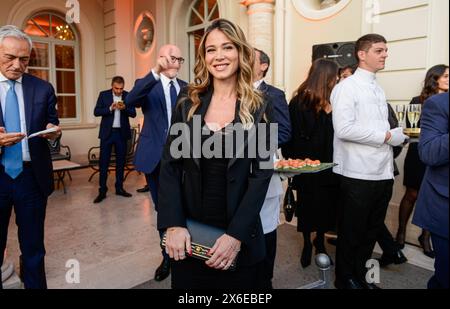 Roma, Italie. 13 avril 2024. Dîner de charité Coppa Italia a Villa Miani Roma - Roma, Italia - Nella foto Francesca Liotta - Martedì 14 Maggio 2024 (foto Valentina Stefanelli/LaPresse) dîner de charité Coupe d'Italie à Villa Miani Rome - Rome, Italie - sur la photo Francesca Liotta - mardi 14 mai 2024 (photo Valentina Stefanelli/LaPresse) crédit: LaPresse/Alamy Live News Banque D'Images