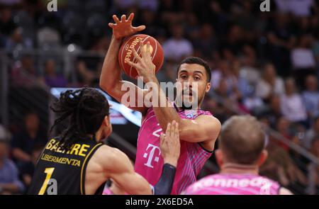 Bonn, Deutschland. 14 mai 2024. Noah Kirkwood (Bonn), Telekom Baskets Bonn vs MHP Riesen Ludwigsburg, easyCredit BBL, Play-In, Bonn, 14.05.2024. Crédit : Juergen Schwarz/Alamy Live News Banque D'Images