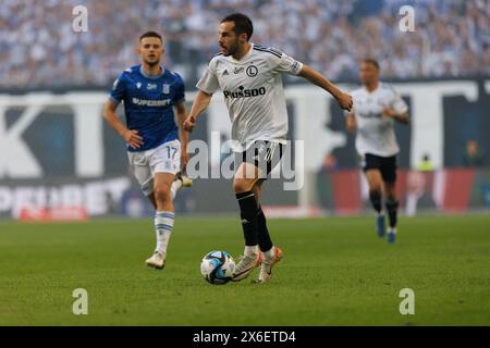 Yuri Ribeiro pendant le match PKO BP Ekstraklasa entre Lech Poznan et Legia Warszawa au stade Enea, Poznan, Pologne (Maciej Rogowski) Banque D'Images