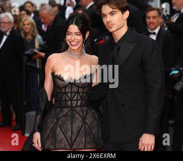 14 mai 2024, Cannes, Côte d'azur, France : LEA Elui et SCOTT MORTON assistent à la cérémonie d'ouverture et à la projection de "le deuxième acte" au 77e Festival annuel de Cannes au Palais des Festivals de Cannes, France (crédit image : © Mickael Chavet/ZUMA Press Wire) USAGE ÉDITORIAL SEULEMENT! Non destiné à UN USAGE commercial ! Banque D'Images