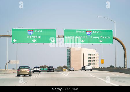 Los Angeles freeway Banque D'Images