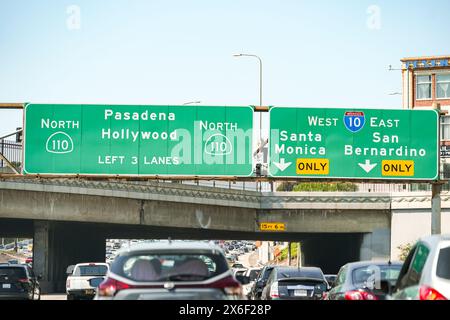 Los Angeles freeway Banque D'Images