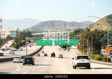 Los Angeles freeway Banque D'Images