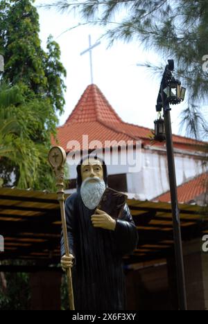 Monastère trappiste, Jordanie, Guimaras, Province de Guimaras, Visayas occidentales, Philippines Banque D'Images