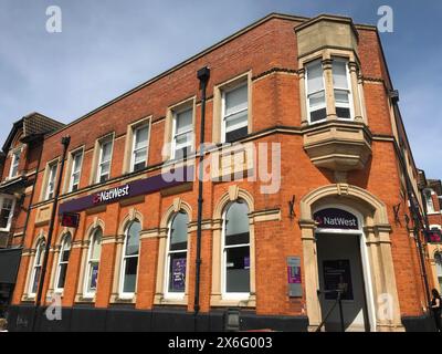 La succursale de la banque Natwest abritée dans un ancien bâtiment sur Lumley Rd. À Skegness Banque D'Images