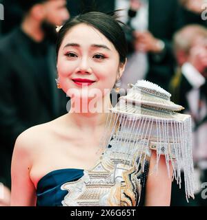 Cannes, France. 14 mai 2024. Le client arrive sur le tapis rouge pour la soirée d'ouverture du film The second Act. Photo de Julie Edwards./Alamy Live News Banque D'Images