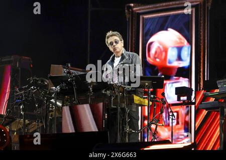 Jean-Michel Jarre live beim Starmus Opening concert Bridge du futur auf der Open Air Bühne. Bratislava, 12.05.2024 *** Jean Michel Jarre en concert au Starmus Opening concert Bridge from the future sur la scène en plein air Bratislava, 12 05 2024 Foto:XF.xArndtx/xFuturexImagex jarre starmus 4502 Banque D'Images