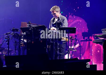 Jean-Michel Jarre live beim Starmus Opening concert Bridge du futur auf der Open Air Bühne. Bratislava, 12.05.2024 *** Jean Michel Jarre en concert au Starmus Opening concert Bridge from the future sur la scène en plein air Bratislava, 12 05 2024 Foto:XF.xArndtx/xFuturexImagex jarre starmus 4534 Banque D'Images