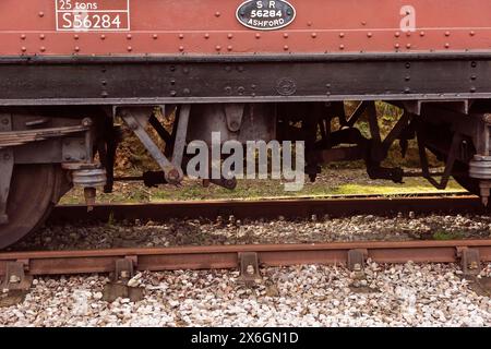 Swanage Railway Strictly Bulleid événement spécial, gala de vapeur, trois jours d'un service de train intensif travaillé par des locomotives conçues par Oiver Bulleid Banque D'Images