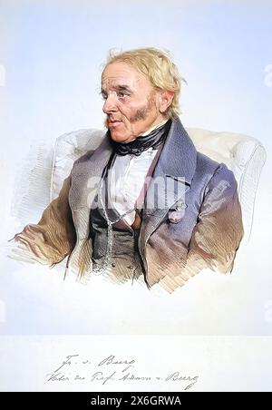 Anton Burg (geb. 25. Dezember 1767 à Sobernheim an der Nahe, est. 9. Oktober 1849 in Wien-Wieden) War ein deutscher Ackerbau-Werkzeugmacher und Maschinenfabrikant, Historisch, digital restaurierte Reproduktion von einer Vorlage aus dem 19. Jahrhundert, date du dossier non précisée Banque D'Images