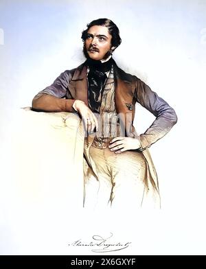 Alexander Dreyschock geb. 15. Oktober 1818 dans Schak BEI Kuttenberg Boehmen, GEST. 1. Avril 1869 in Venedig War ein boehmischer Klaviervirtuose und Kom Banque D'Images