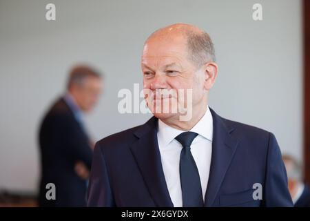 OLAF Scholz, Bundeskanzler, aufgenommen im Rahmen einer Kabinettssitzung à Berlin, 15.05.2024. Berlin Deutschland *** Olaf Scholz, chancelier fédéral, photo prise lors d'une réunion du cabinet à Berlin, 15 05 2024 Berlin Allemagne Copyright : xJulianexSonntagxphotothek.dex Banque D'Images