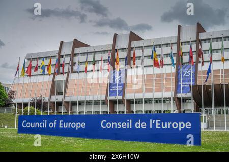 Europarat, Palais de l'Europe, Av. De l Europe, Straßburg, DÃ Department Bas-Rhin, Frankreich *** Conseil de l'Europe, Palais de l'Europe, AV de l Europe, Strasbourg, DÃ Department Bas Rhin, France Banque D'Images