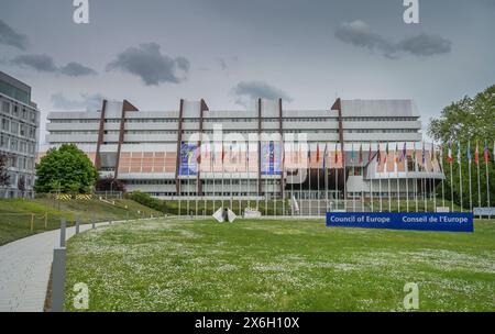 Europarat, Palais de l'Europe, Av. De l Europe, Straßburg, DÃ Department Bas-Rhin, Frankreich *** Conseil de l'Europe, Palais de l'Europe, AV de l Europe, Strasbourg, DÃ Department Bas Rhin, France Banque D'Images