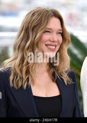 Cannes, France. 15 mai 2024. Lea Seydoux assiste à la photocall du deuxième acte, au Palais de Festival, dans le cadre de la 77ème édition du Festival de Cannes. Crédit : Doug Peters/EMPICS/Alamy Live News Banque D'Images