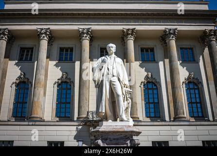 Berlin Mitte, Humboldt Universität HUB, Straße Unter den Linden - 15.05.2024 Berlin Banque D'Images