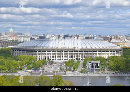 Moscou. 11 mai 2024. Cette photo prise le 11 mai 2024 montre le stade Luzhniki à Moscou, en Russie. Crédit : Alexander Zemlianichenko Jr/Xinhua/Alamy Live News Banque D'Images