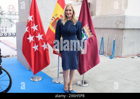 Cristina Cifuentes assiste aux distinctions honorifiques du Conseil municipal de Madrid San Isidro au Crystal Palace de Madrid, le 15 mai 2024 Espagne Banque D'Images