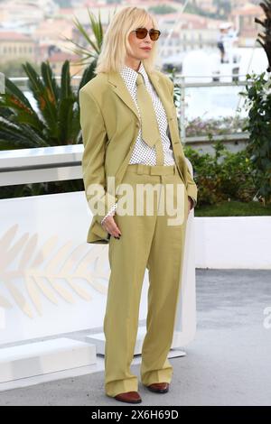 15 mai 2024, Cannes, Côte d'azur, France : EMMANUELLE BEART participe à la photoconférence du jury de Camera d'Or lors de la 77e édition du Festival de Cannes au Palais des Festivals de Cannes, France (crédit image : © Mickael Chavet/ZUMA Press Wire) USAGE ÉDITORIAL SEULEMENT! Non destiné à UN USAGE commercial ! Banque D'Images