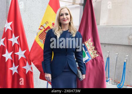 Madrid, Espagne. 15 mai 2024. Cristina Cifuentes assiste aux distinctions honorifiques du Conseil municipal de Madrid San Isidro au Crystal Palace de Madrid, le 15 mai 2024 Espagne crédit : Sipa USA/Alamy Live News Banque D'Images