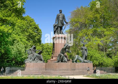 Bismarck Nationaldenkmal, Großer Stern, Tiergarten, Mitte, Berlin, Allemagne Banque D'Images