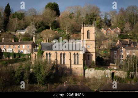 Telford, le lieu de naissance de l'industrie, Shropshire, gorge d'Ironbridge, site du patrimoine mondial, UNESCO, ville, Banque D'Images