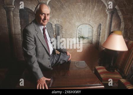 James Graham BALLARD (J.G. ou JG ou J G Ballard) - date : 19951001 ©John Foley/Opale.photo Banque D'Images