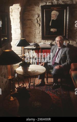 James Graham BALLARD (J.G. ou JG ou J G Ballard) - date : 19951001 ©John Foley/Opale.photo Banque D'Images